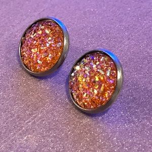 Druzy Resin Studs